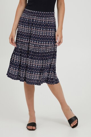 Fransa Skirt 'FRBATRIBE' in Blue: front