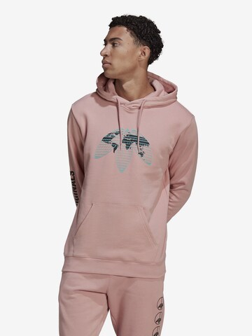 ADIDAS ORIGINALS Sweatshirt 'Graphics United' in Pink: front