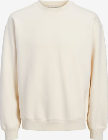 JACK & JONES Sweatshirt in Beige: front