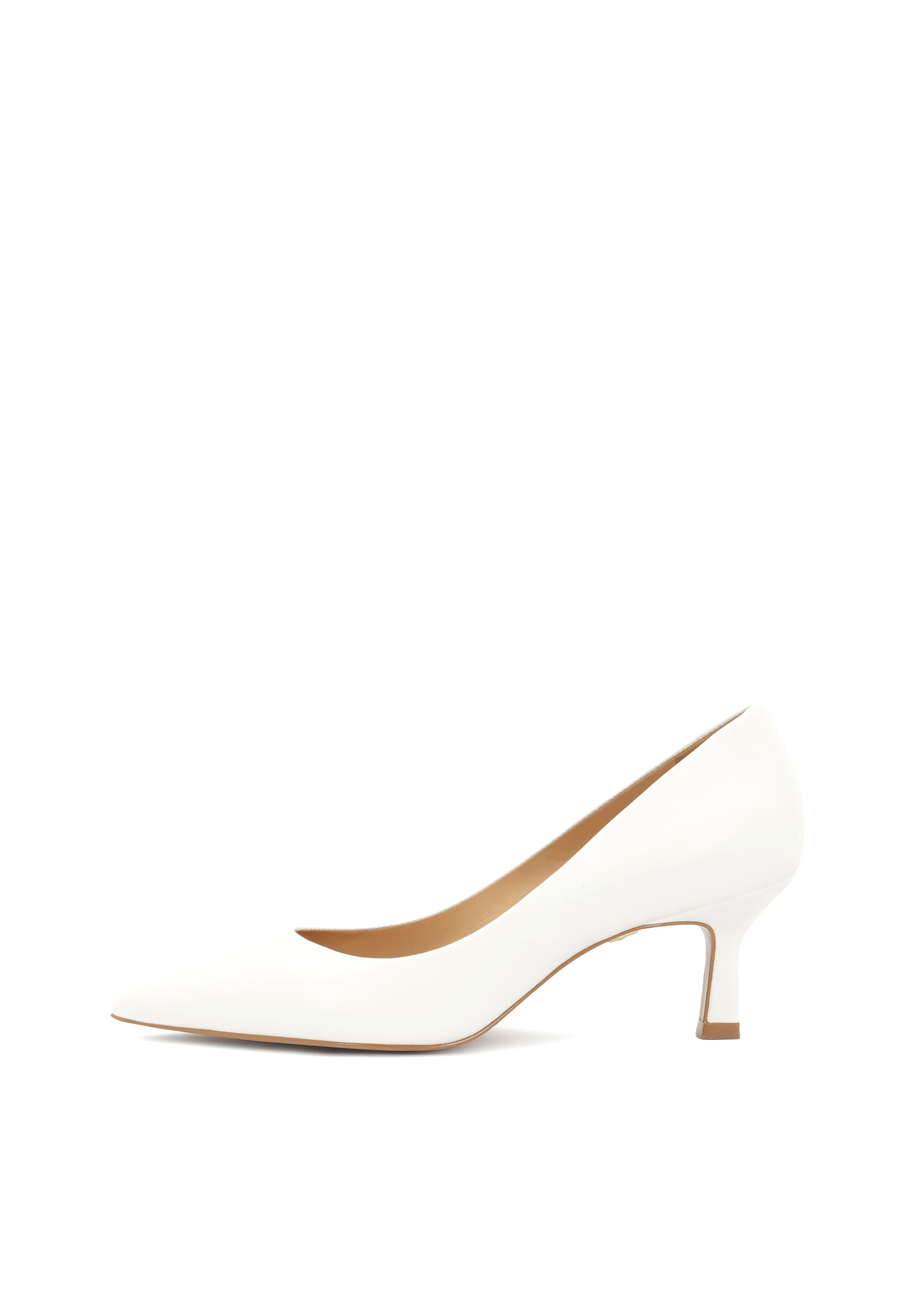 Kazar Pumps in Wit: voorkant