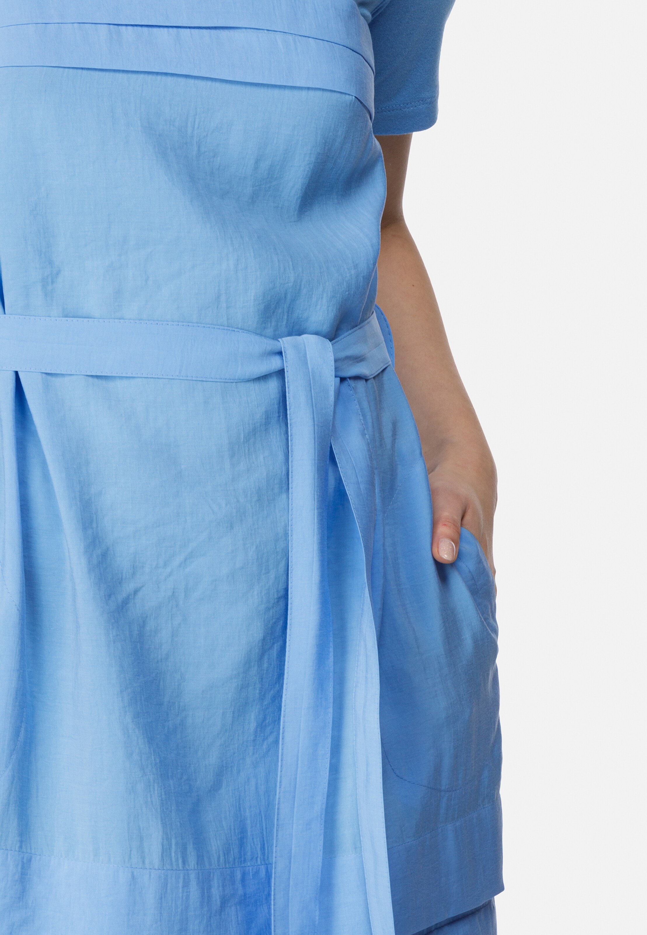 Frauen Große Größen HELMIDGE Sommerkleid in Blau - CN02540 Frauen Große Größen HELMIDGE Sommerkleid in Blau - CN02540