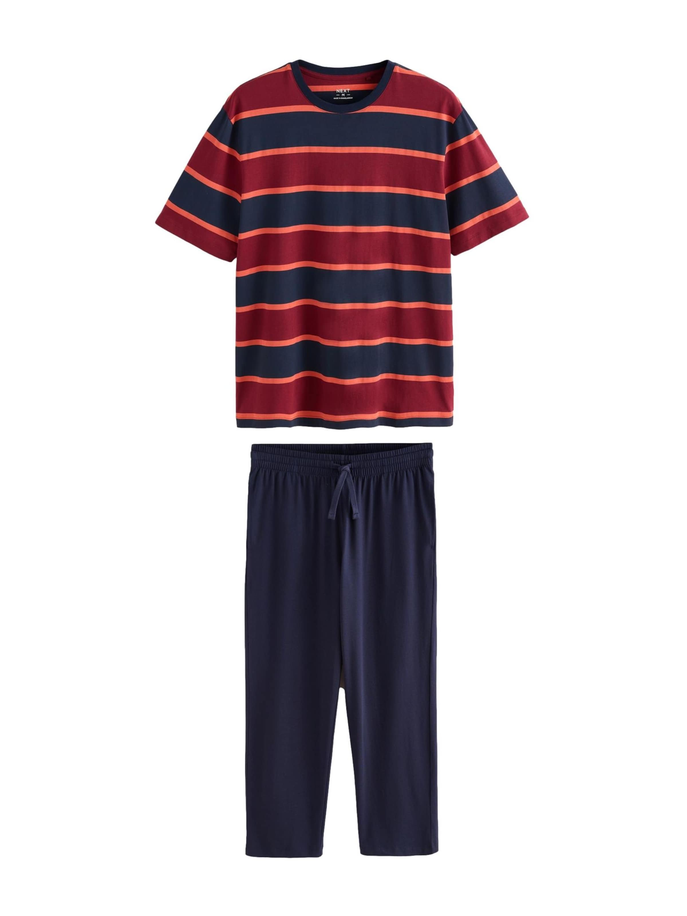 Next Pitkä pyjama värissä punainen: etupuoli