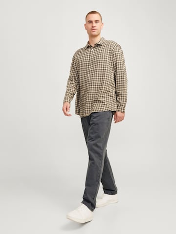 Jack & Jones Plus Regularen Kavbojke 'JPSTALEX JJORIGINAL' | siva barva