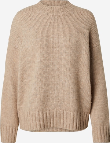 TOPSHOP Sweater in Beige: front