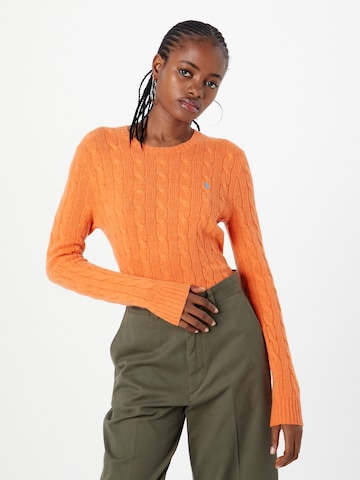 Pull-over 'J' Polo Ralph Lauren en orange : devant