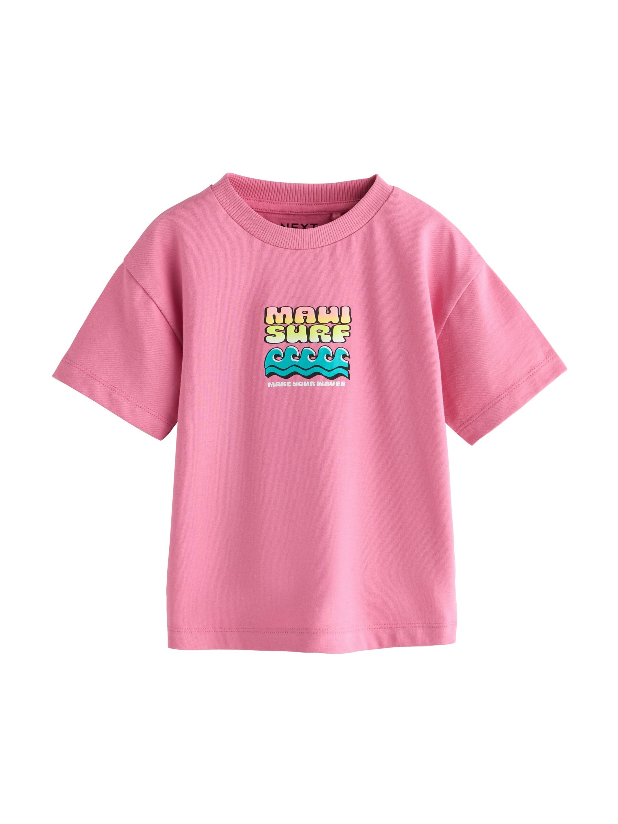 T-Shirt Next en rose : devant