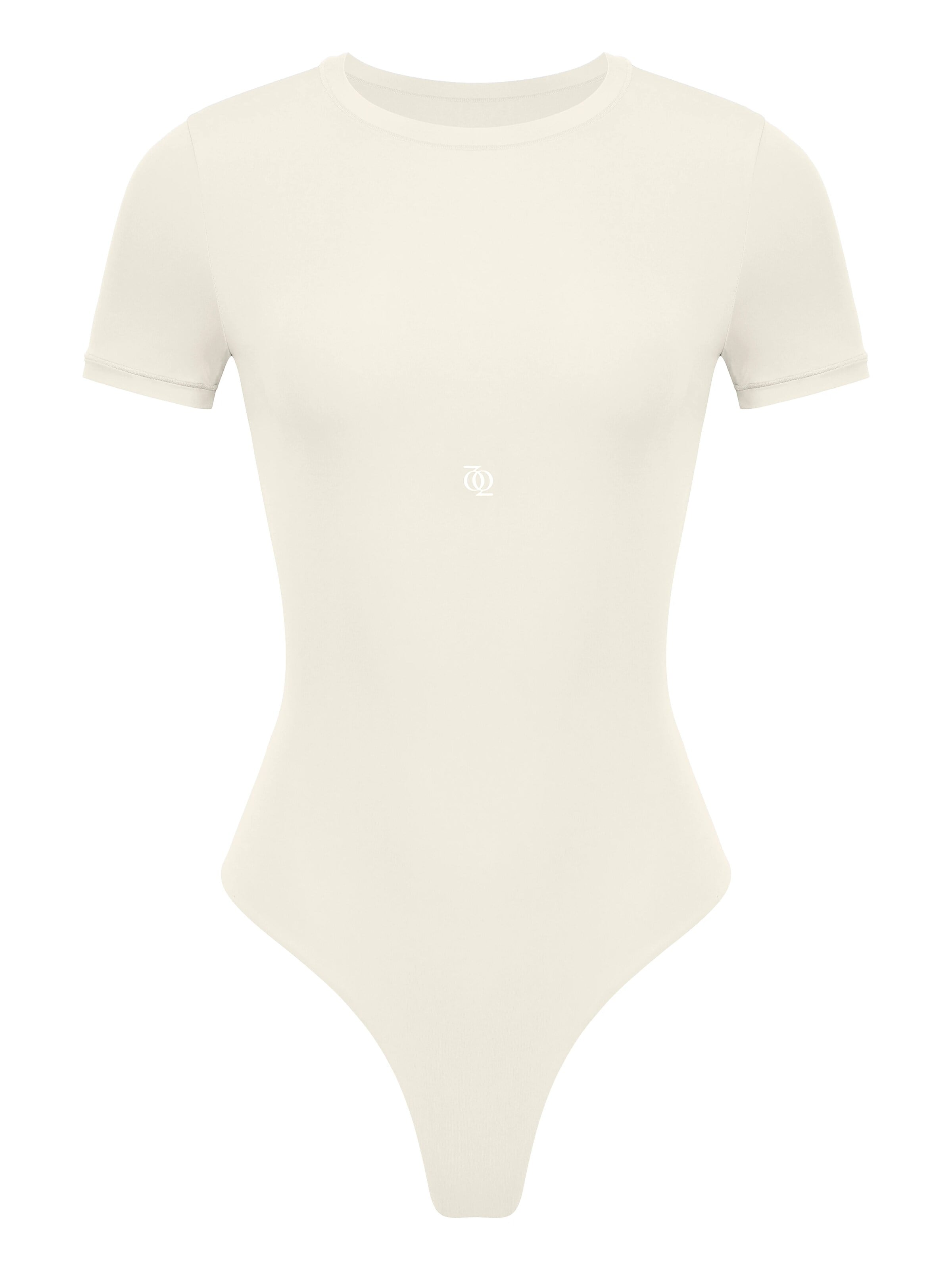GOD SAVE QUEENS Body 'Second Skin T-Shirt Bodysuit' w kolorze beżowy: przód