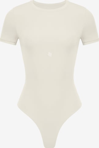 GOD SAVE QUEENS Body 'Second Skin T-Shirt Bodysuit' w kolorze beżowy: przód