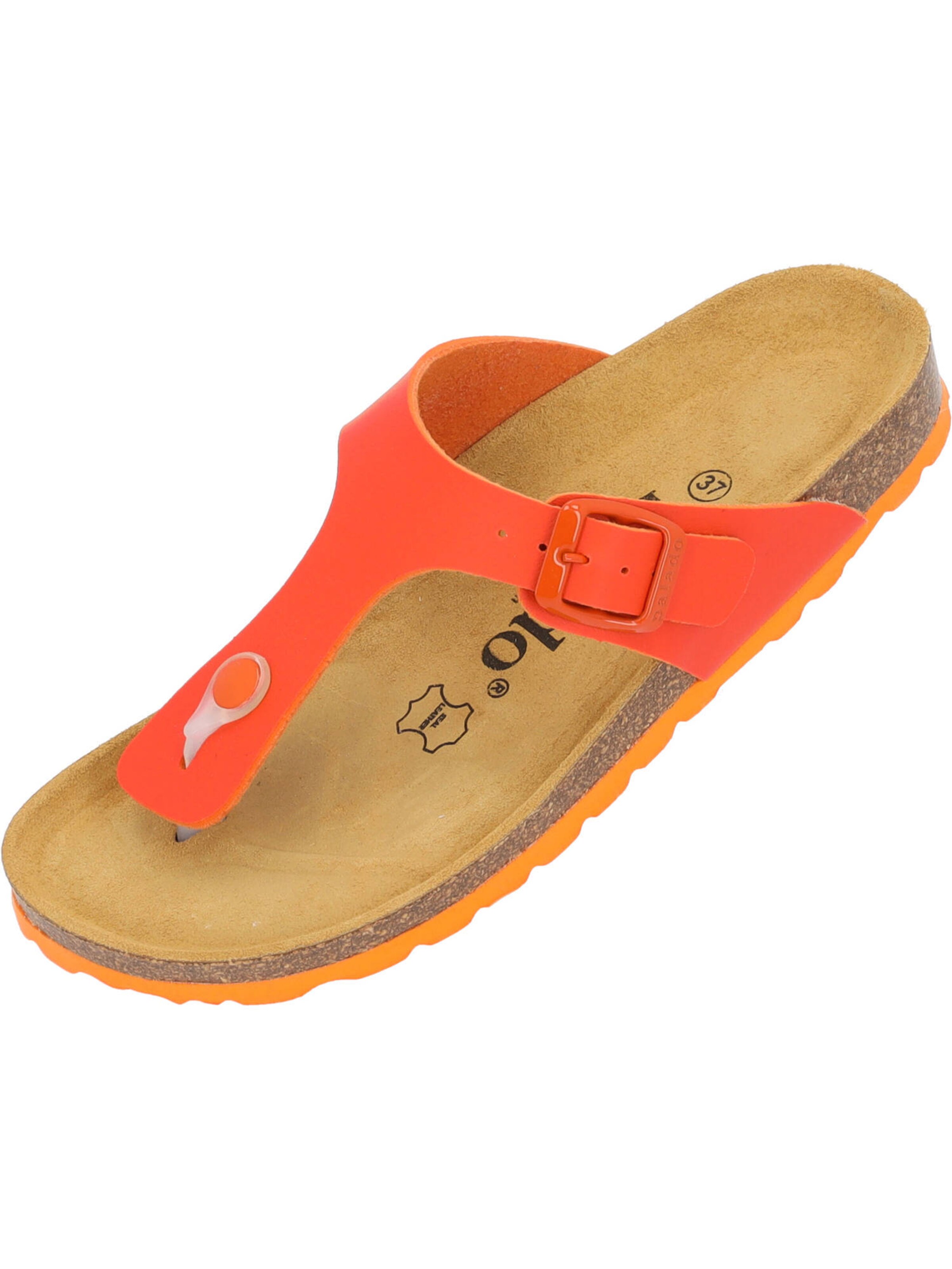 Tongs 'Kos' Palado en orange : devant