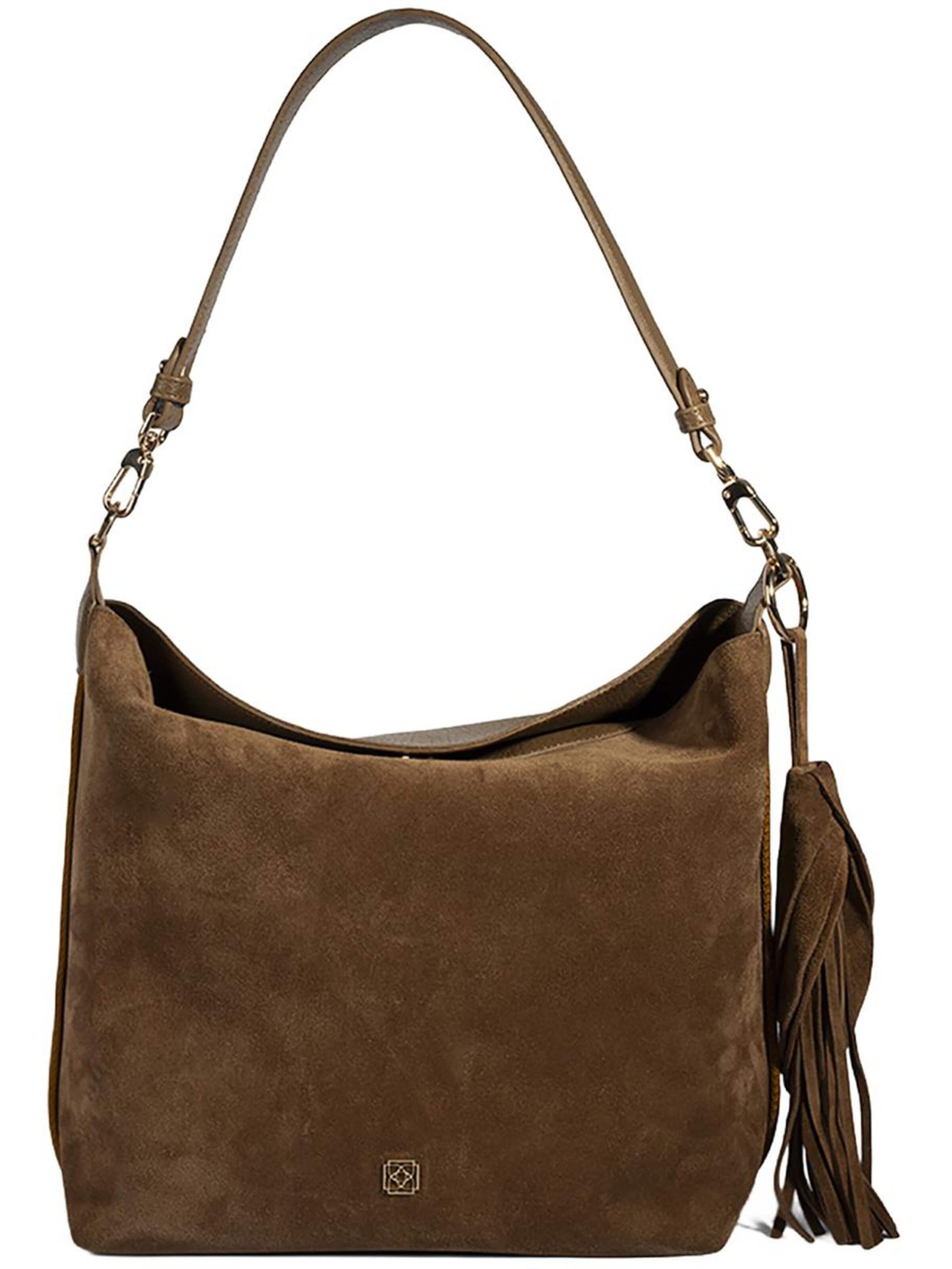 Desa Schoudertas 'Umhängetasche' in Beige