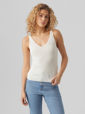 Top in maglia di VERO MODA in bianco: frontale