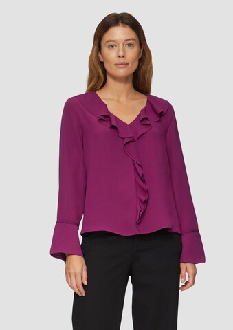 Chemisier s.Oliver BLACK LABEL en violet : devant