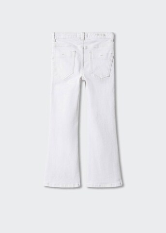 MANGO KIDS Flared Jeans i vit