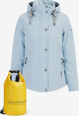 Schmuddelwedda Set: Funktionsjacke und Rucksack in Blau: predná strana