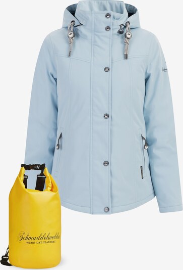 Schmuddelwedda Weatherproof jacket in Light blue / Yellow / Black, Item view