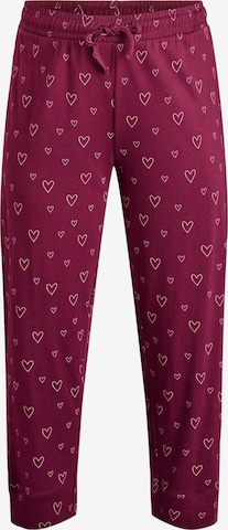 ZizziPidžama hlače 'Mtanji' - crvena boja: prednji dio