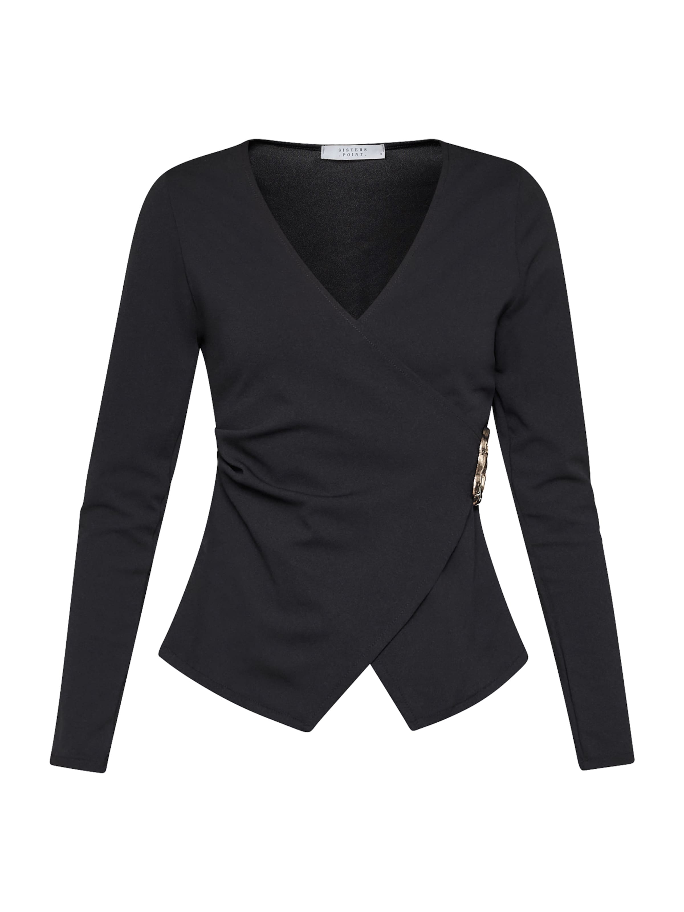 SISTERS POINT Blúzka 'KEVELA' - Čierna: predná strana