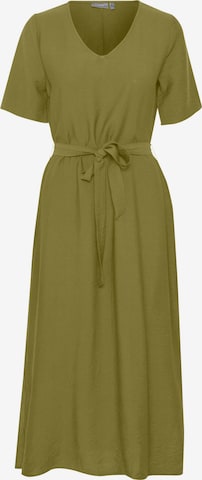 Fransa Summer Dress in Green: front