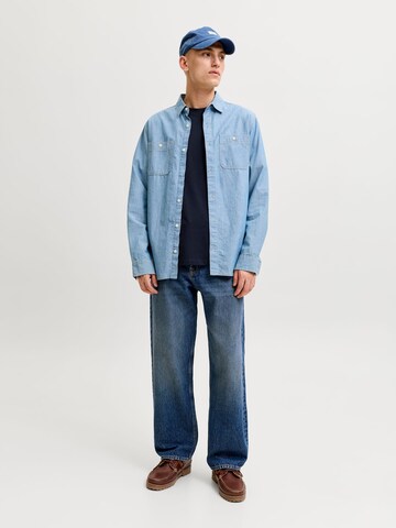 Coupe slim T-Shirt JACK & JONES en bleu