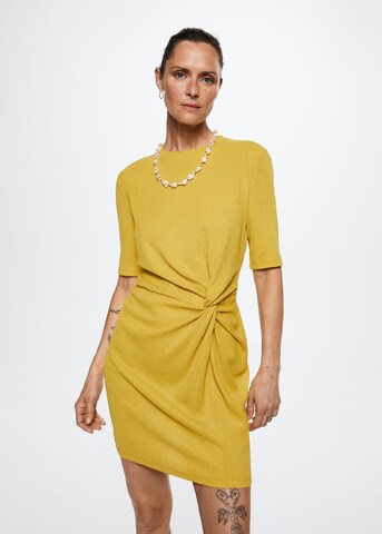 Robe MANGO en jaune : devant