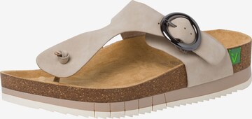 JANA Teenslipper in Beige: voorkant