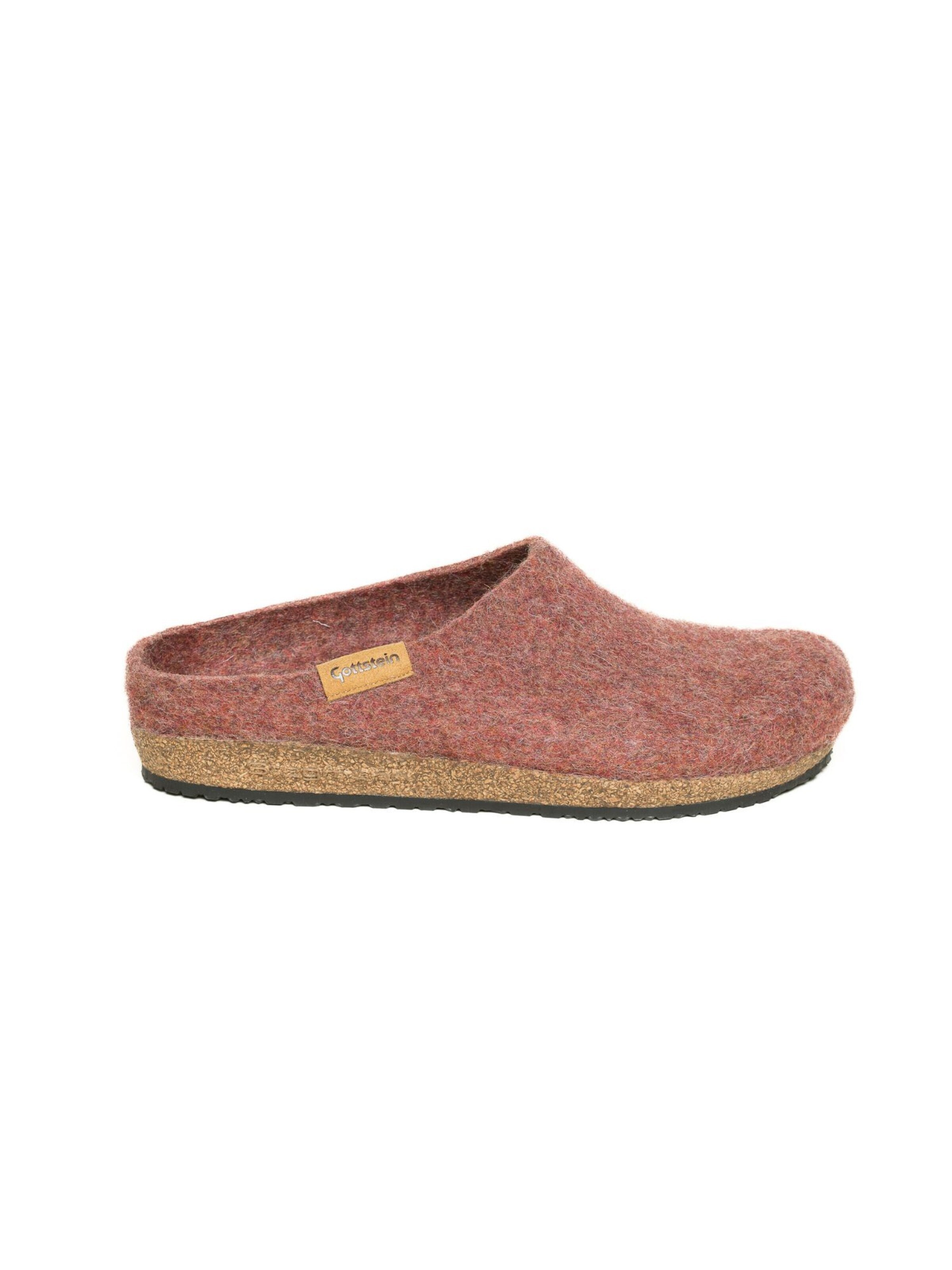 Stegmann Clogs 'Filzclogs Stegmann 208' in Red