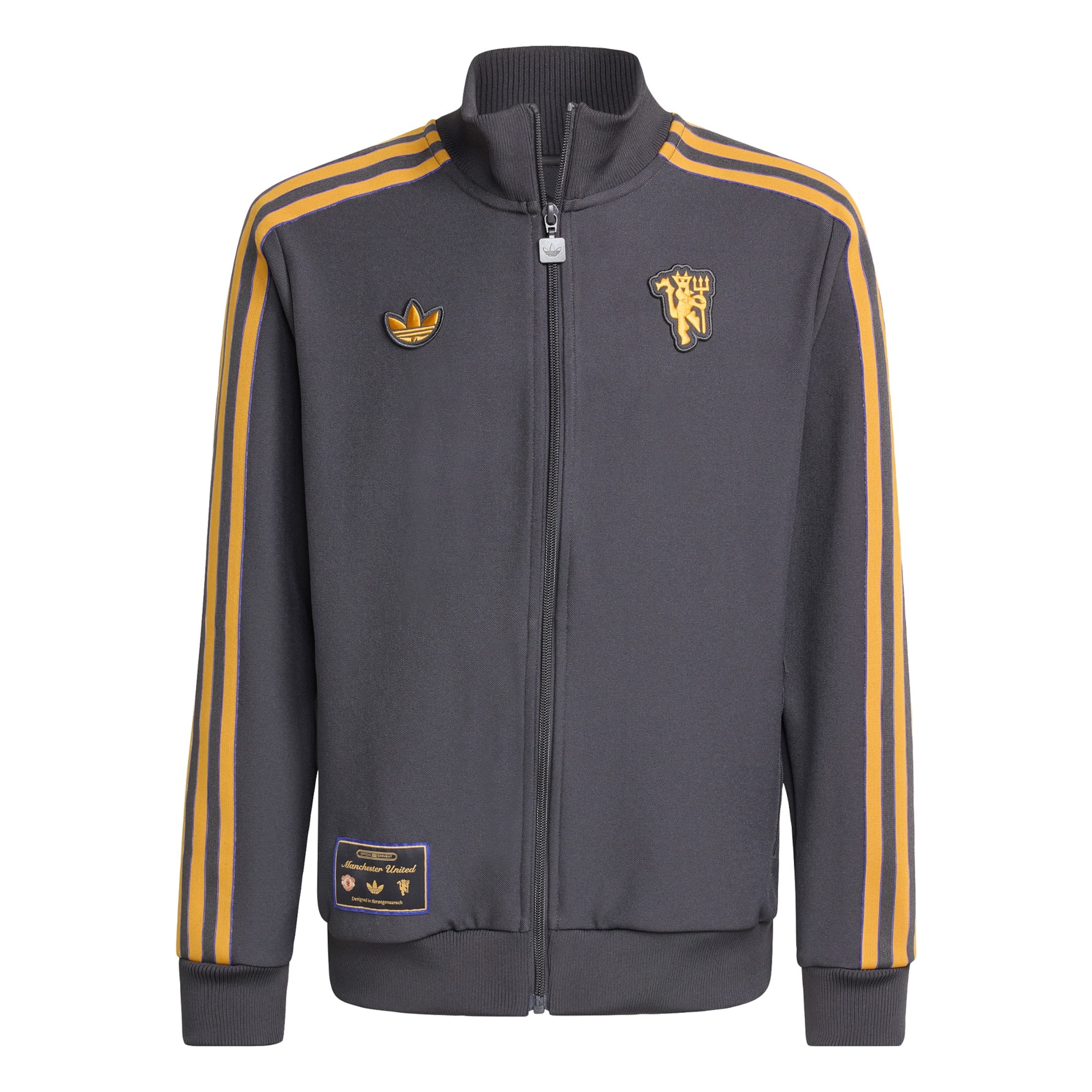 Veste mi-saison 'Manchester United Terrace Icons' ADIDAS ORIGINALS en noir : devant