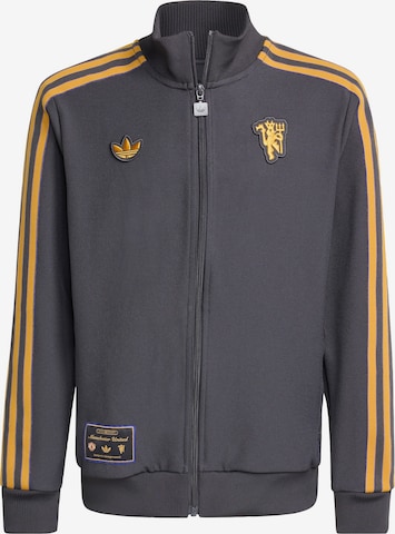 Giacca di mezza stagione 'Manchester United Terrace Icons' di ADIDAS ORIGINALS in nero: frontale