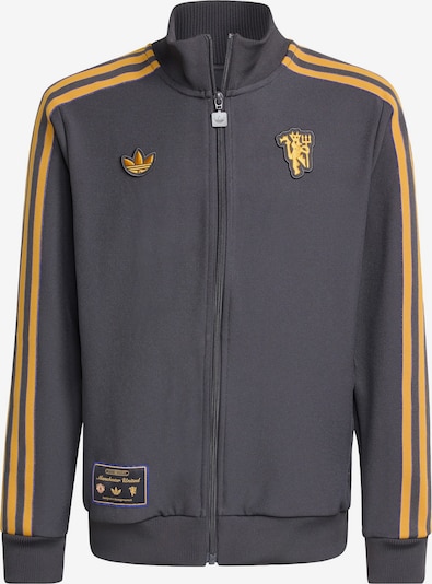 ADIDAS ORIGINALS Veste mi-saison 'Manchester United Terrace Icons' en orange clair / noir, Vue avec produit