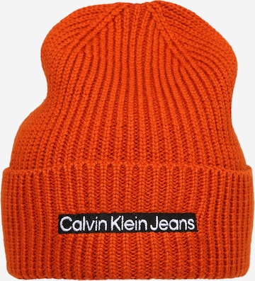 Calvin Klein Jeans Mütze in Orange