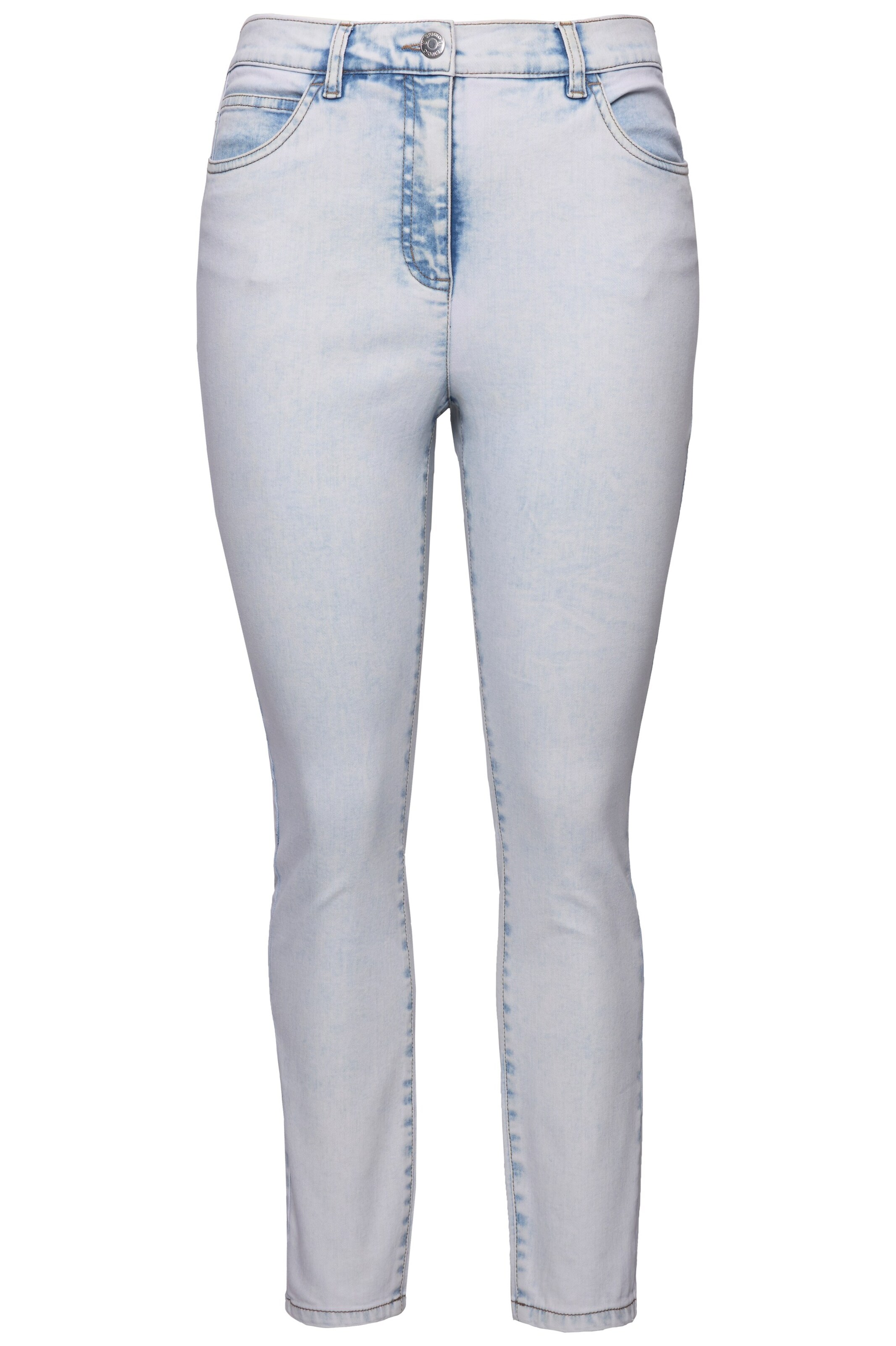 Studio Untold Slimfit Jeans in Blauw: voorkant