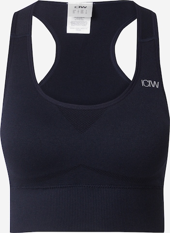 zils ICANIWILL Bezvīļu Sporta krūšturis 'Divine': no priekšpuses