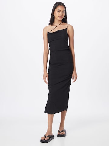 Monki Dress in Black: front