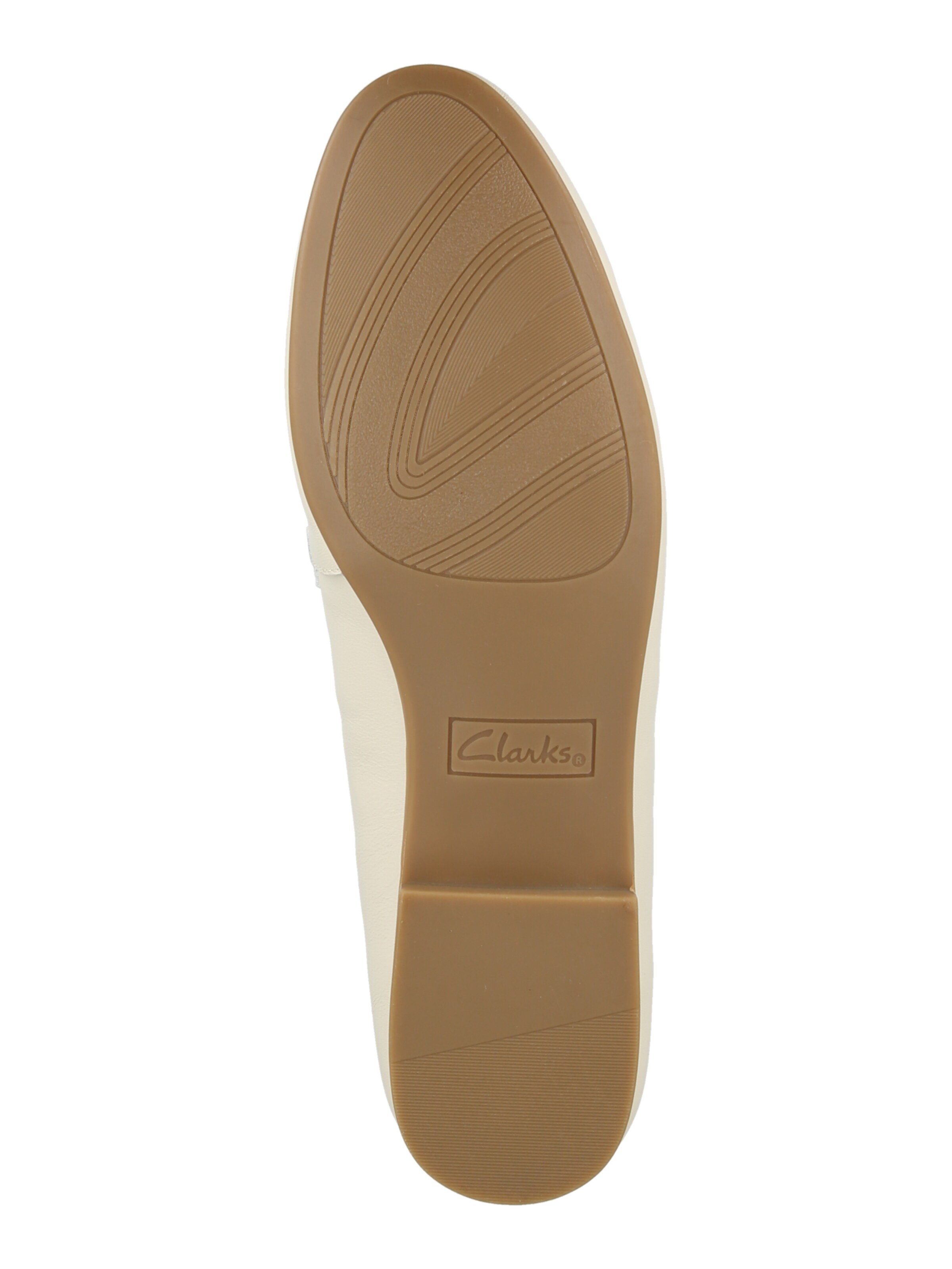 CLARKS Παντοφλέ 'Tamna Iris' σε λευκό: κάτω
