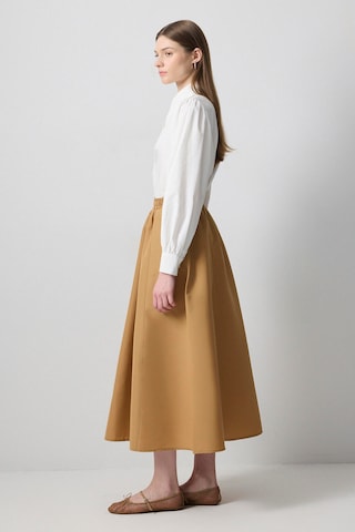Touche Prive Rok in Beige