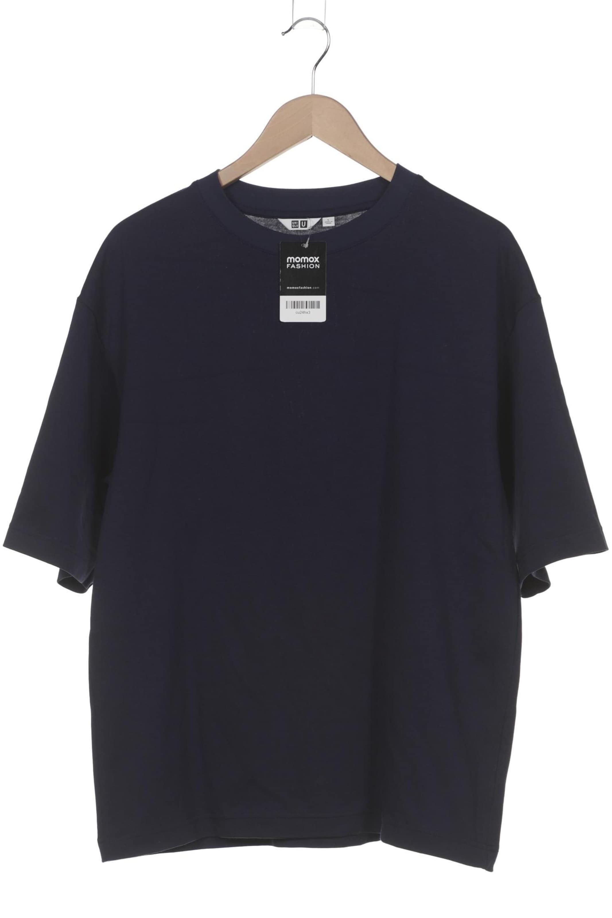 UNIQLO T-Shirt L in Blau: Vorderseite