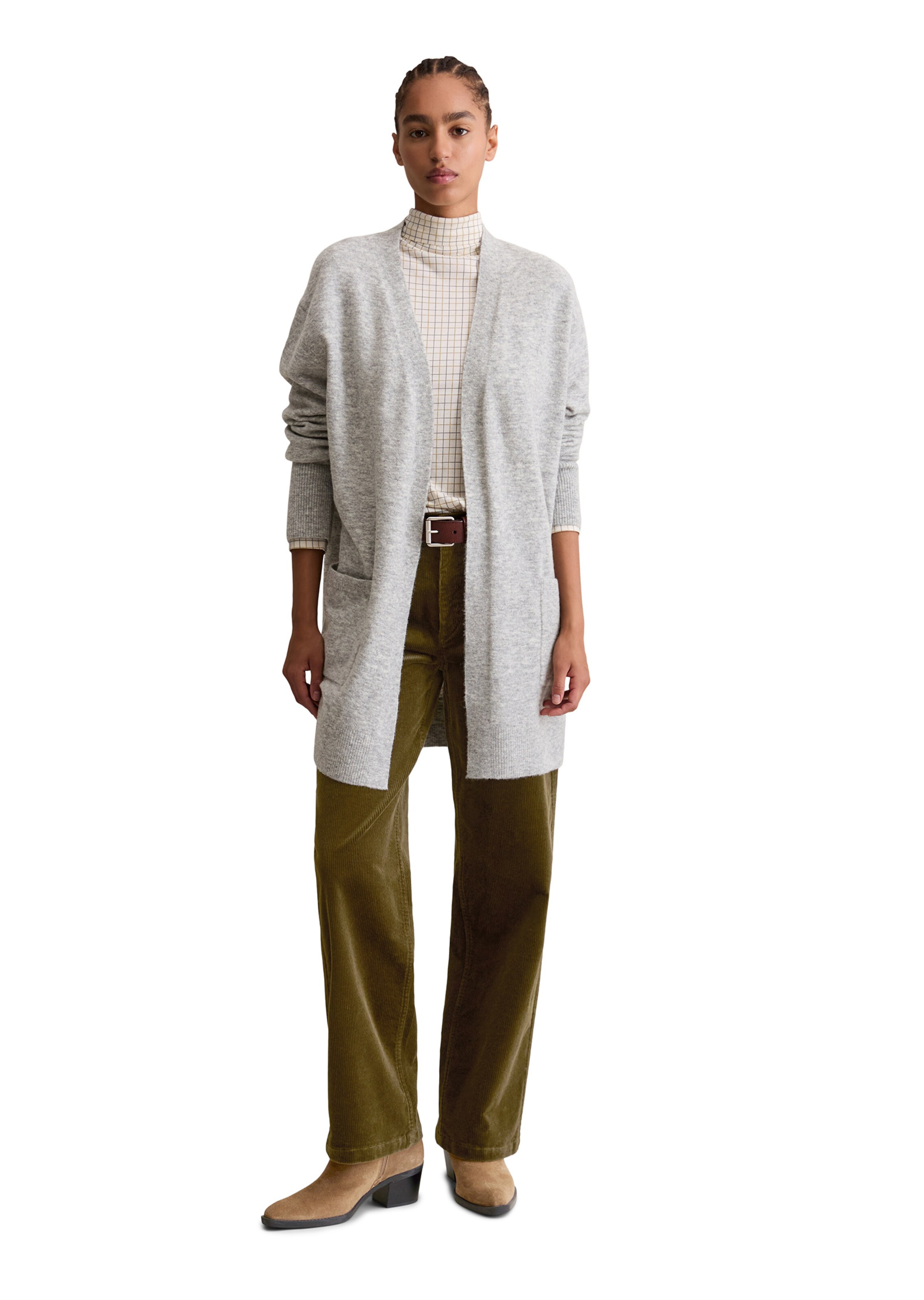 Marc O'Polo DENIM Strickjacke in Grau