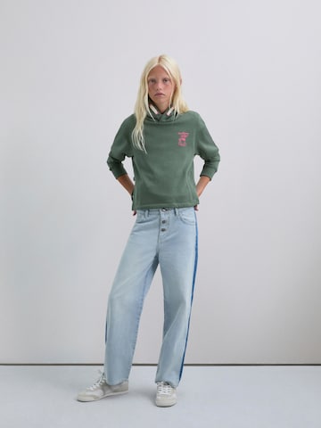 Felpa ' ' di Scalpers in verde: frontale