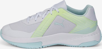 PUMA Athletic Shoes in White: front