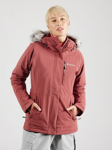 Veste outdoor 'Ava Alpine' COLUMBIA en rouge : devant