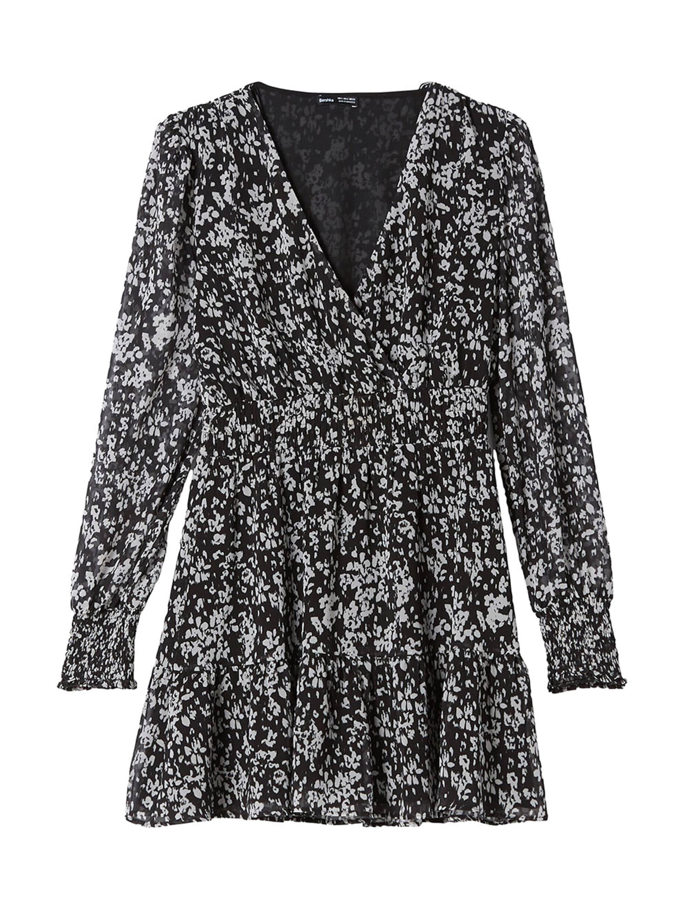 Bershka Šaty - Čierna: predná strana