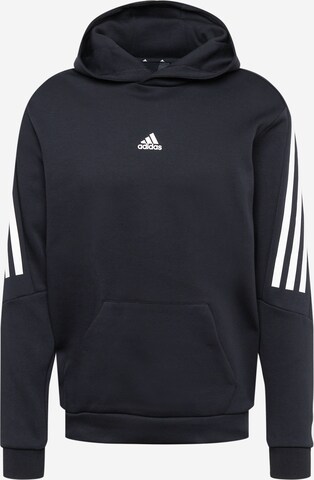 ADIDAS SPORTSWEAR Sportsweatshirt 'Future Icons 3-Stripes' in Schwarz: predná strana