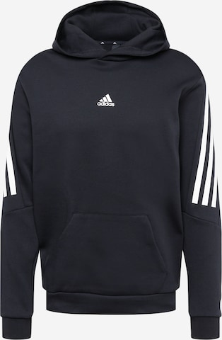 ADIDAS SPORTSWEAR Sportsweatshirt 'Future Icons 3-Stripes' in Schwarz: predná strana