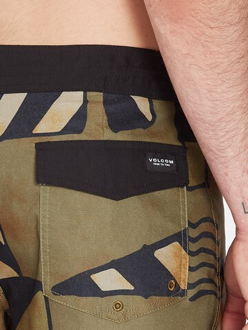 Shorts de bain 'Geo Stoney' Volcom en vert