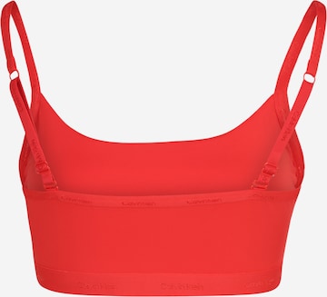 Calvin Klein Underwear Plus Õlapaelteta topp Rinnahoidja, värv punane