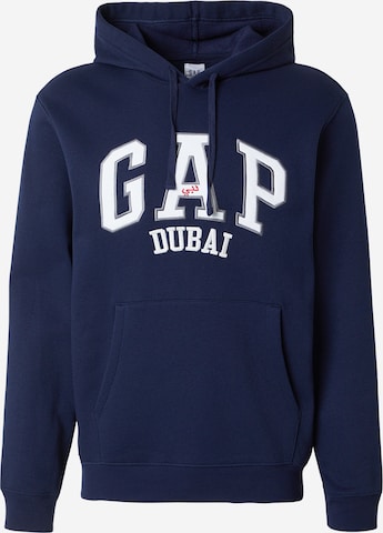 GAPSweater majica 'NEW DUBAI' - plava boja: prednji dio
