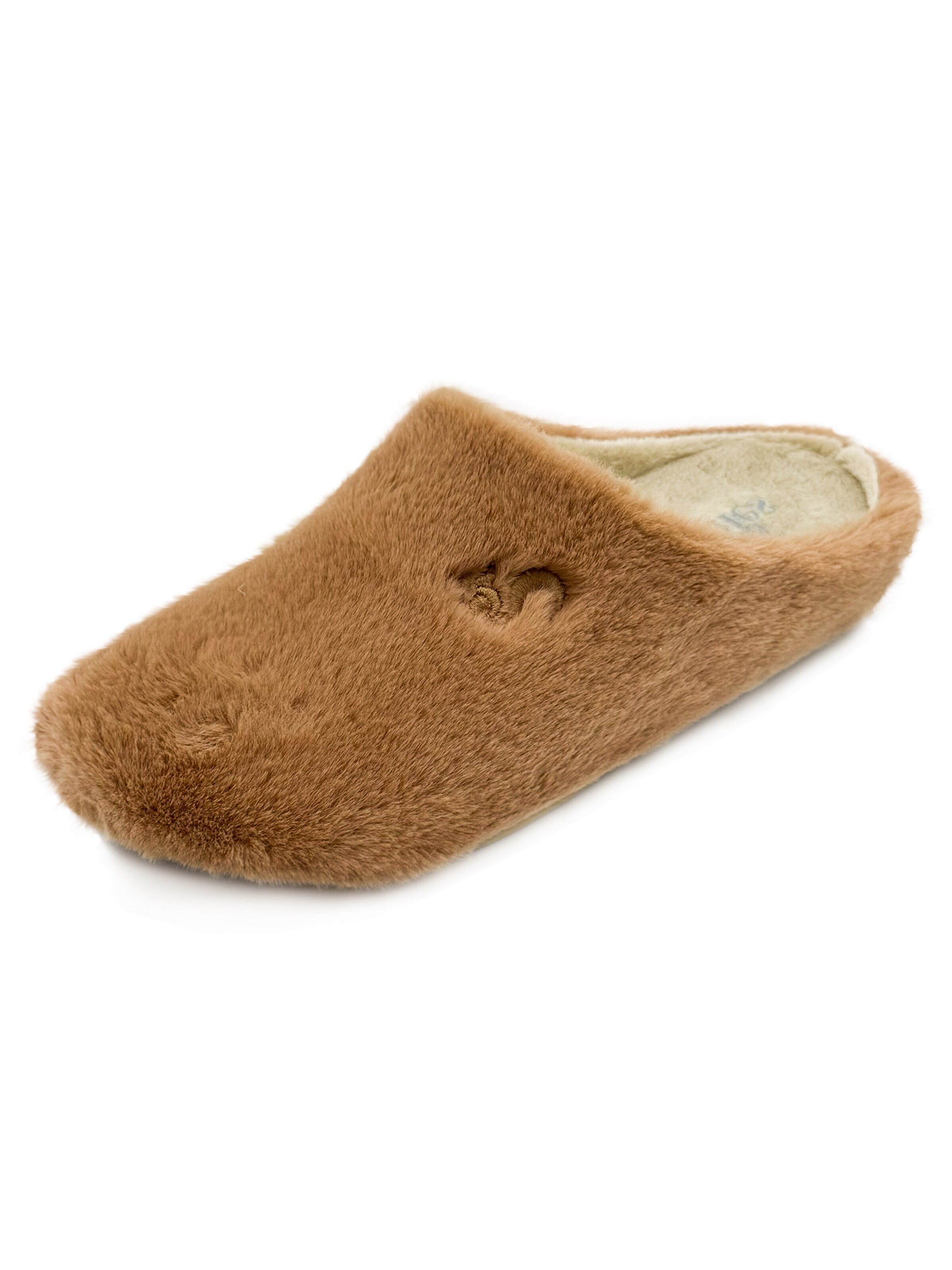 thies Pantolette 'thies 1856 ® Rec Fluffy Slipper'‌ in 36 in camel, Produktansicht