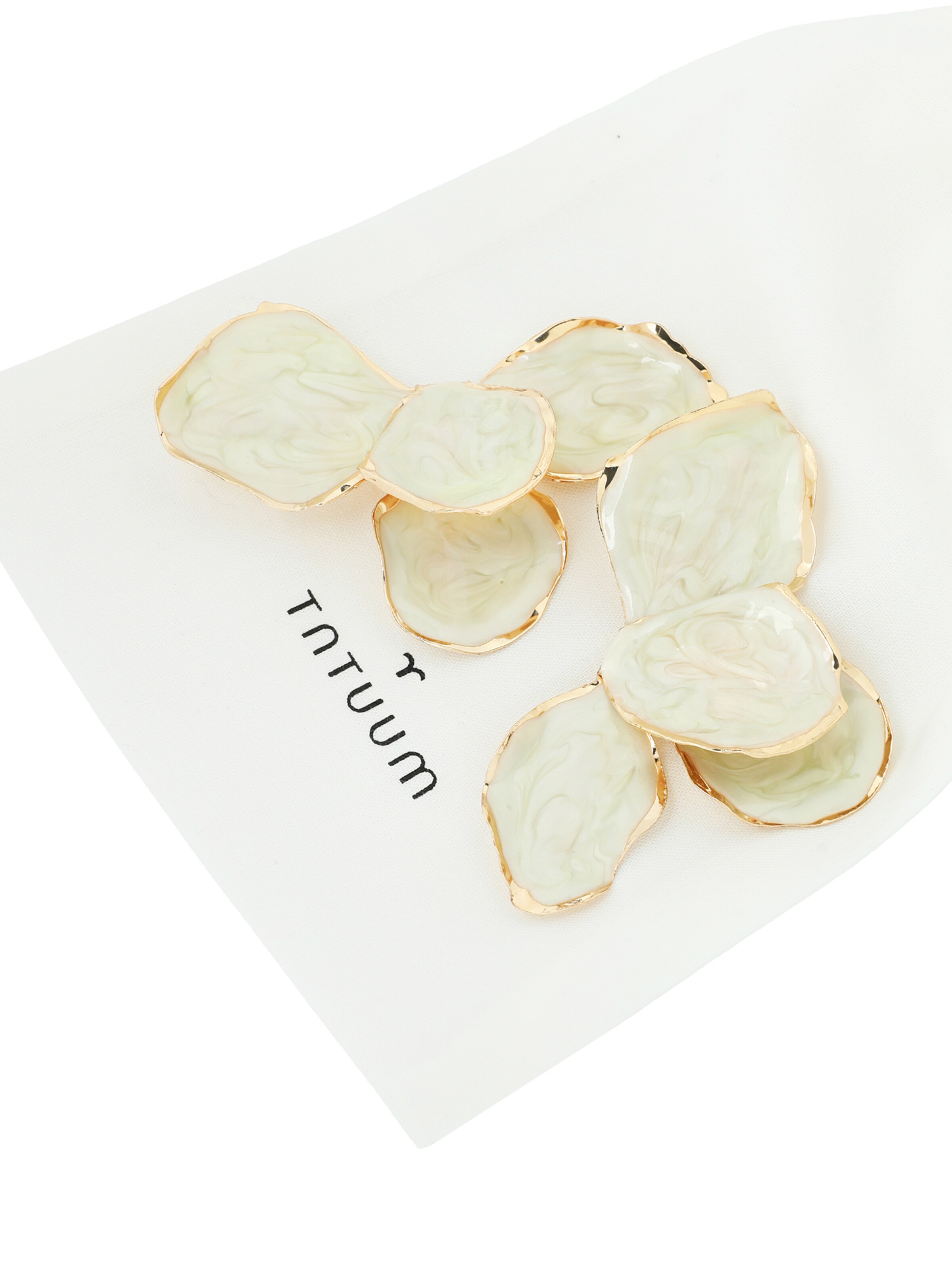 Boucles d'oreilles 'Flovito' TATUUM en blanc