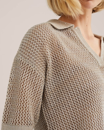 WE Fashion Свитер в Коричневый