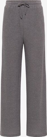 IZIA - Pierna ancha Pantalón en gris: frente